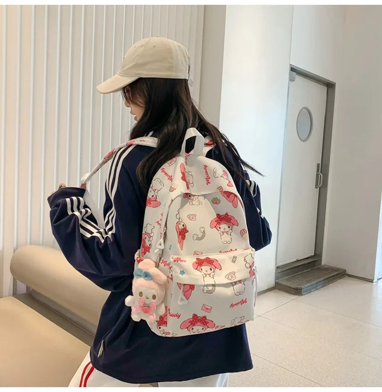 Kawaii Anime Girl Backpack | Large Capacity Student Bag