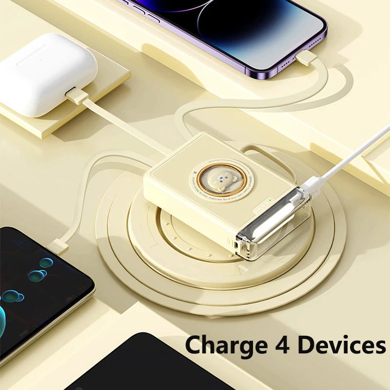 Cute Mini Power Bank 20000mAh Portable Charger | External Battery Pack