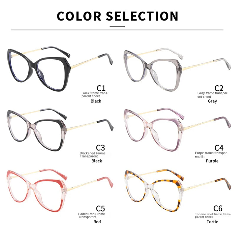 Women’s Vintage Cat Eye Myopia Glasses | Stylish Eyewear for All