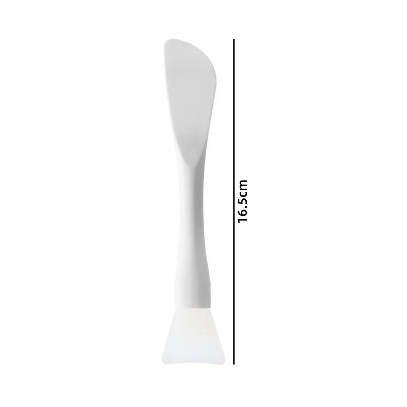 Dual-Use Silicone Facial Mask Brush with Scraper | Perfect Beauty Tool