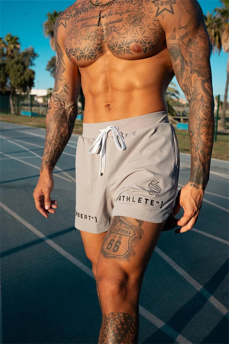 Men's Breathable Fitness Shorts | Quick-Dry Running & Jogging Pants