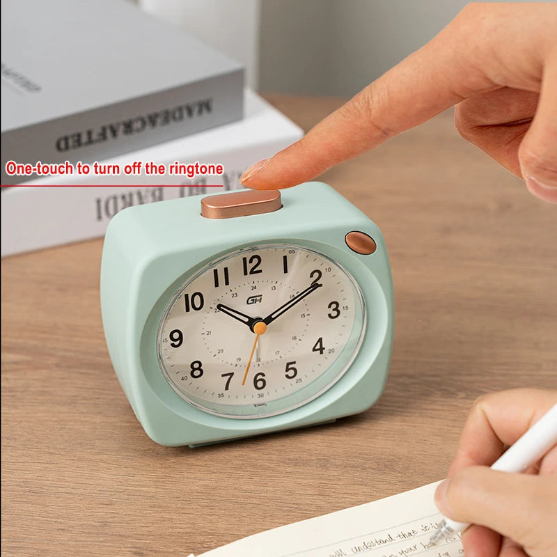 Modern Music Alarm Clock with Snooze and Night Light Function