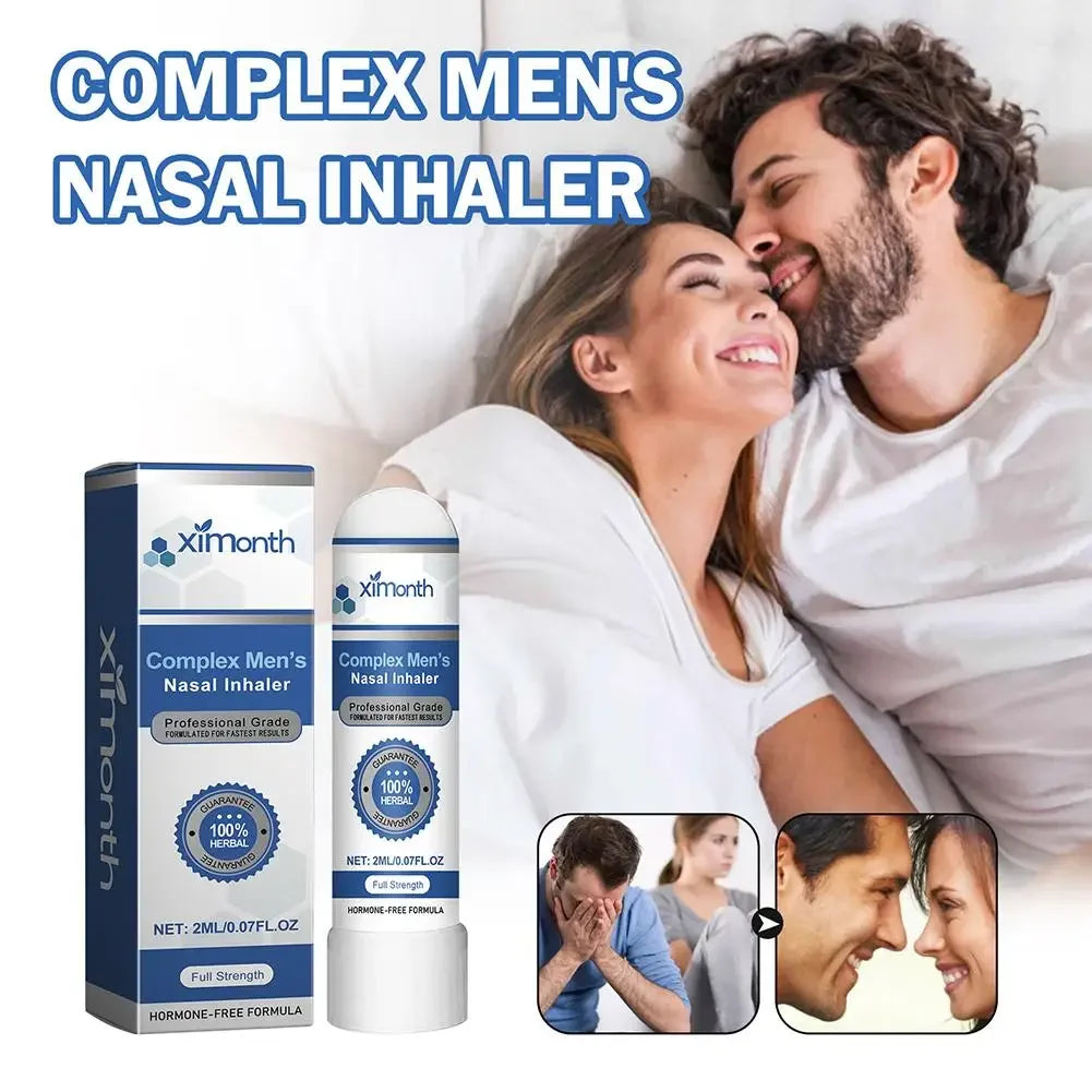 Men's Energy Enhancer Nasal Inhaler | Boost Endurance & Refresh