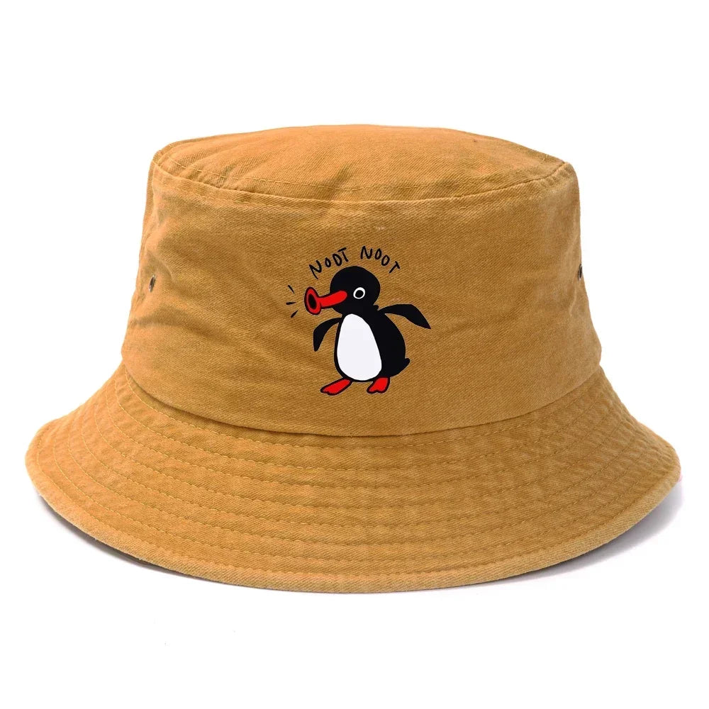 Reversible Summer Penguin Bucket Hat for Men & Women | Sun Protection