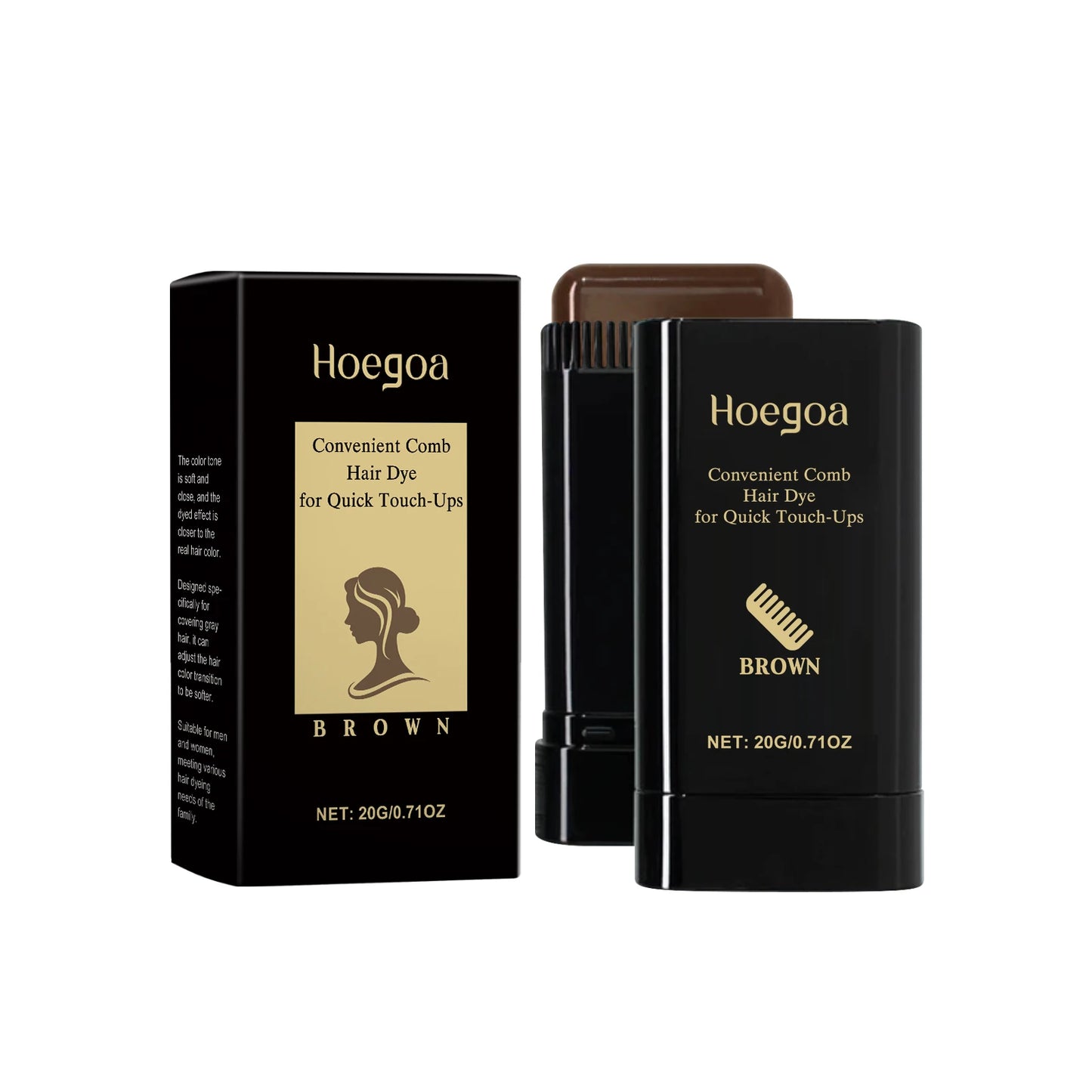 High-Pigment Hair Coloring Stick | Natural & Gentle Temporary Color
