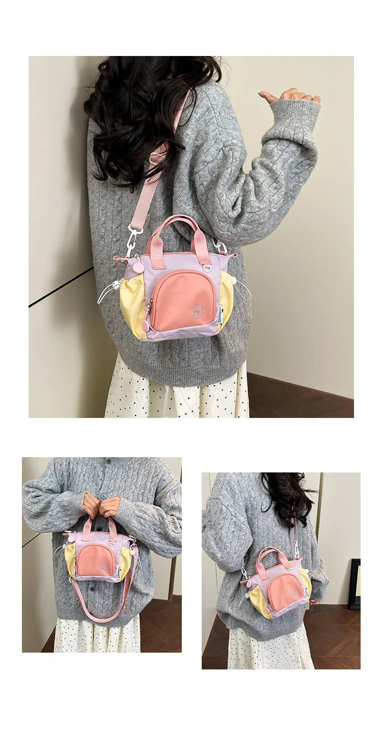 Elegante Bolso de Hombro Color Block | Bandolera Versátil para Mujer