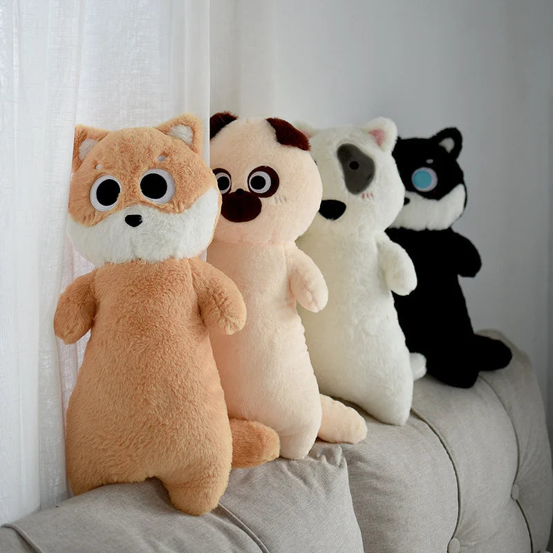 Lifelike Siamese Cat Plush Toy | Hug Cushion for Kids & Home Decor
