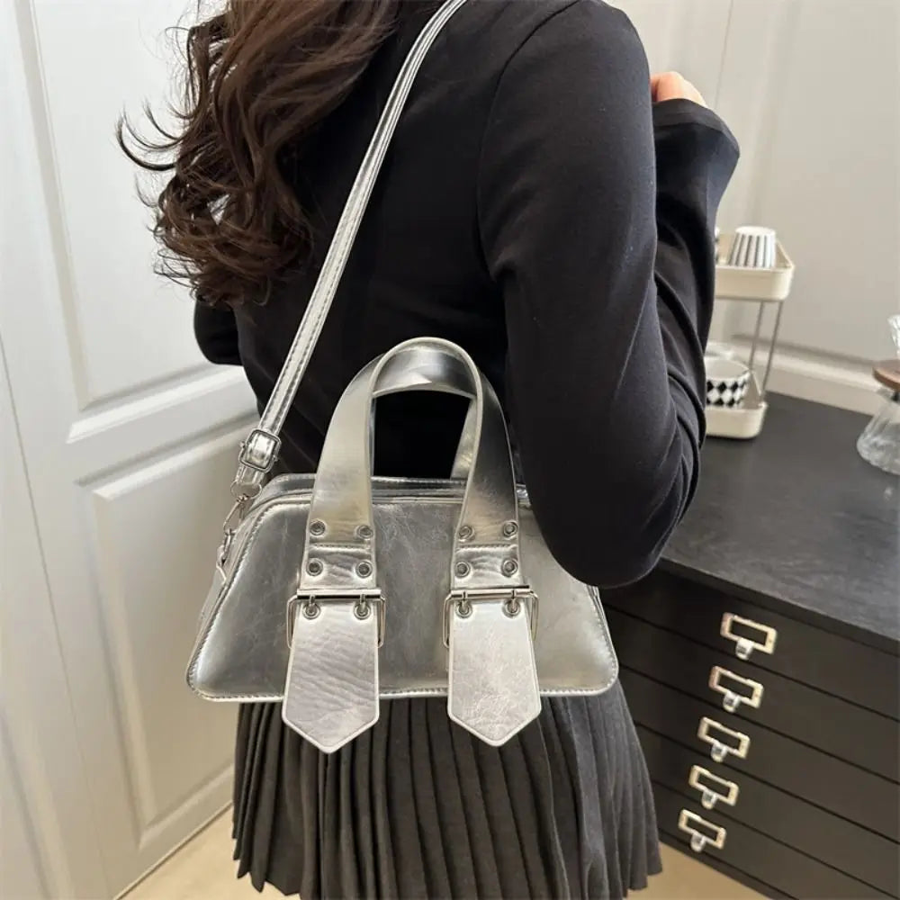 Vintage Gothic Cross Body Bag | Retro PU Leather Handbag