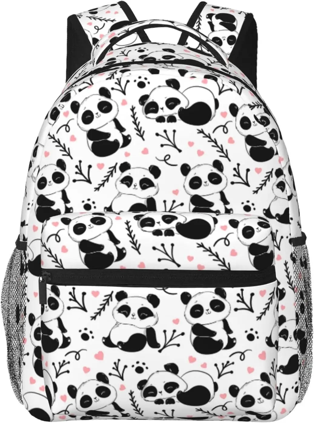Cute Cartoon Panda Large Backpack | Personalized Travel Daypack
