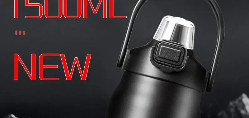 Large Capacity Insulated Stainless Steel Thermo Bottle | Portable Mug