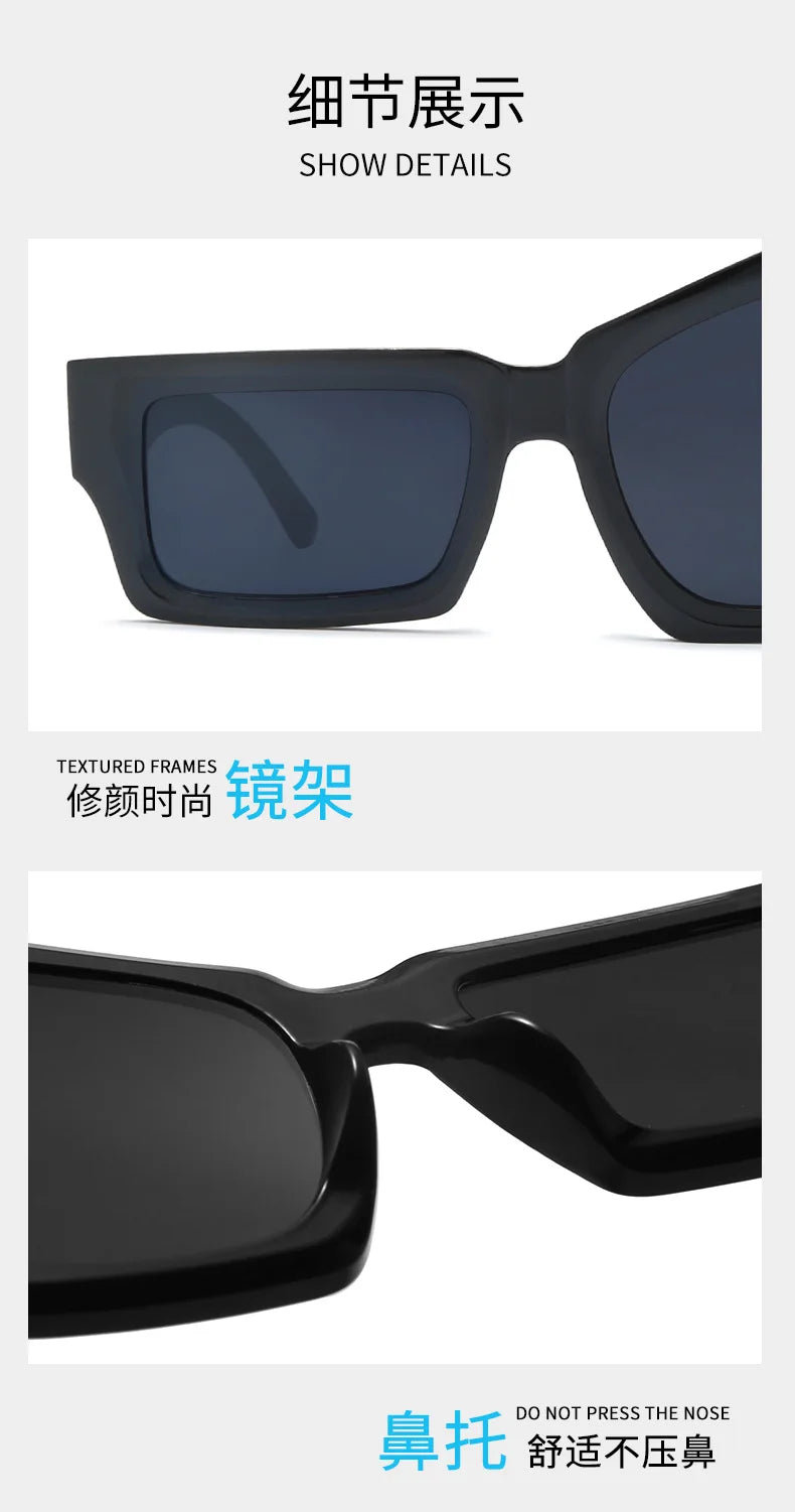 Polygon Vintage Square Sunglasses for Women & Men | Stylish Eyewear