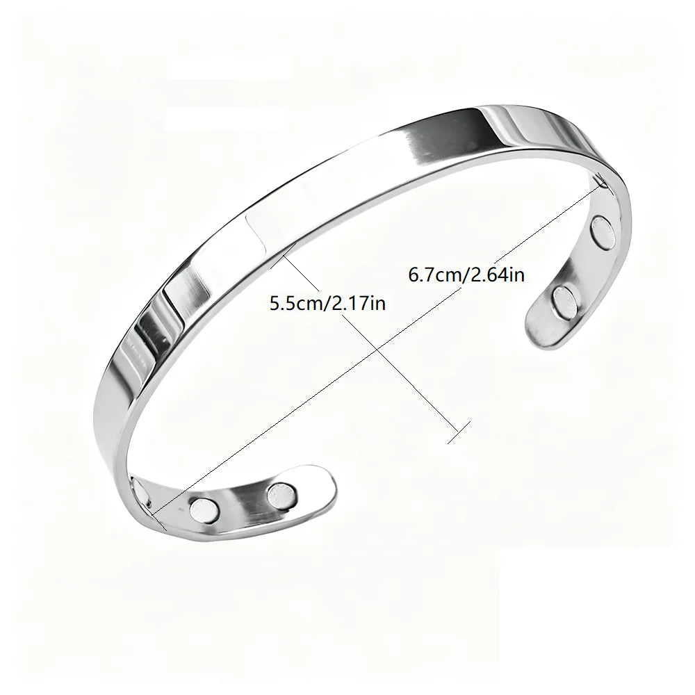 Unisex Vintage Healing Jewelry | Celtic Knot Magnetic Bracelet Set