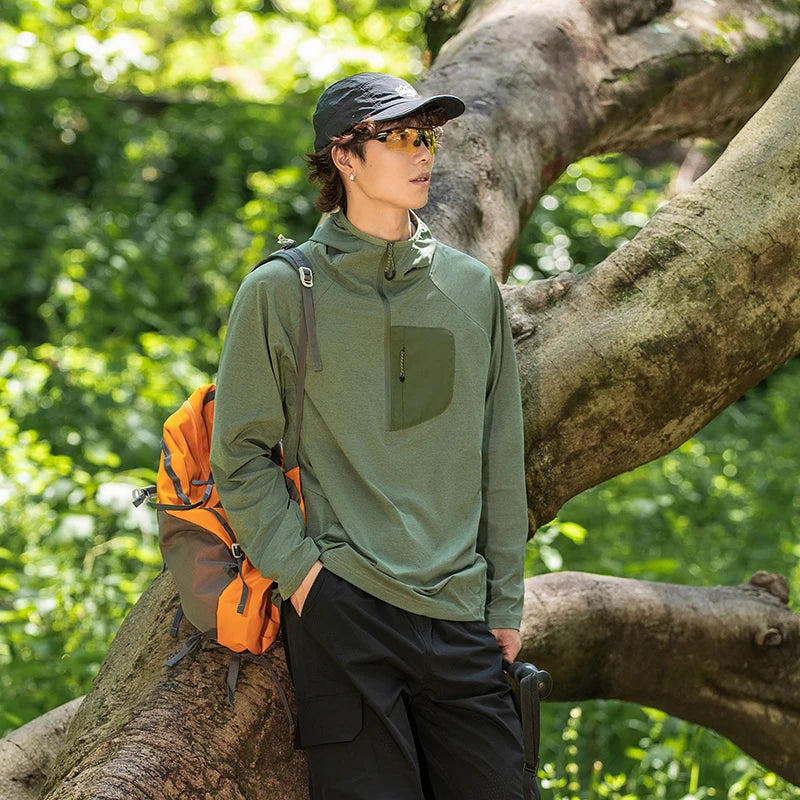 Men's Quick-Dry Outdoor Long Sleeve T-Shirt | Breathable Comfort