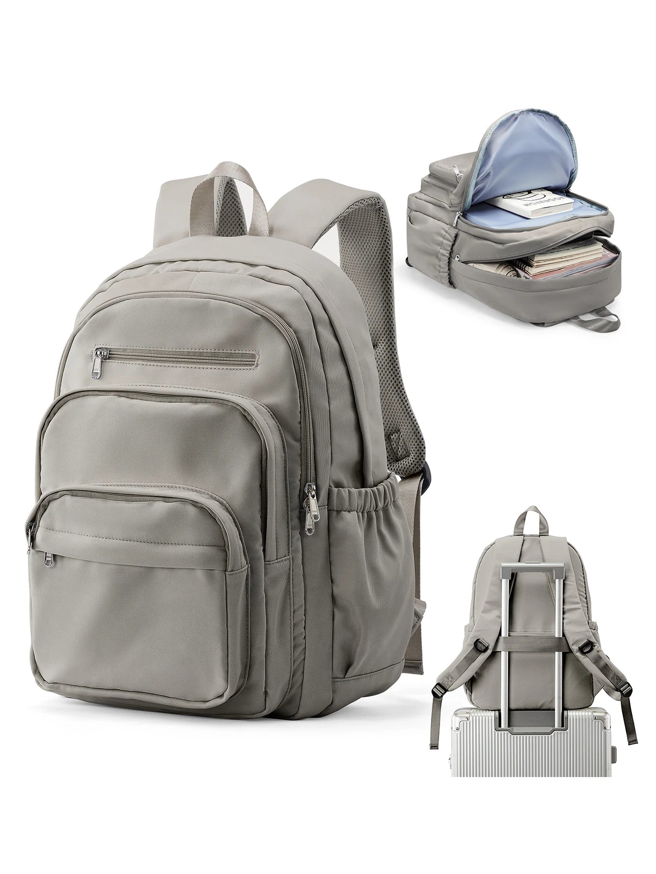 Stylish Casual Backpack for Teens | Versatile Multi-Pocket Bag