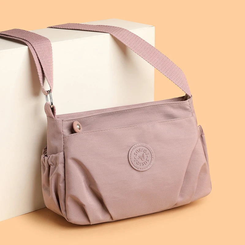 Lightweight Solid-Color Women's Shoulder Bag | Versatile Casual Style