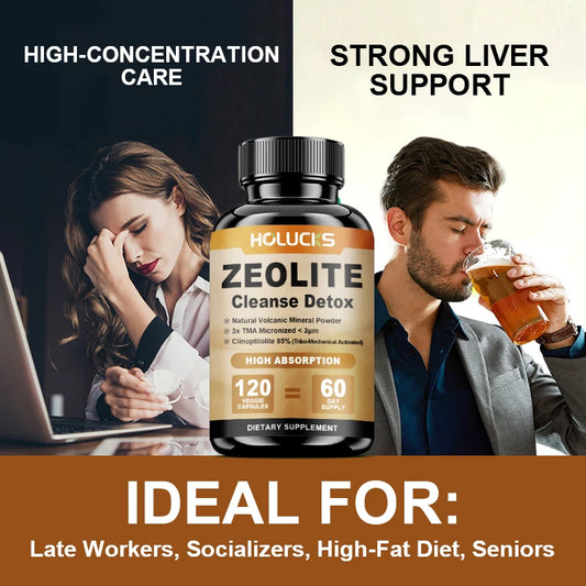 Zeolite Detox Supplement for Kidney Health & Mental Clarity