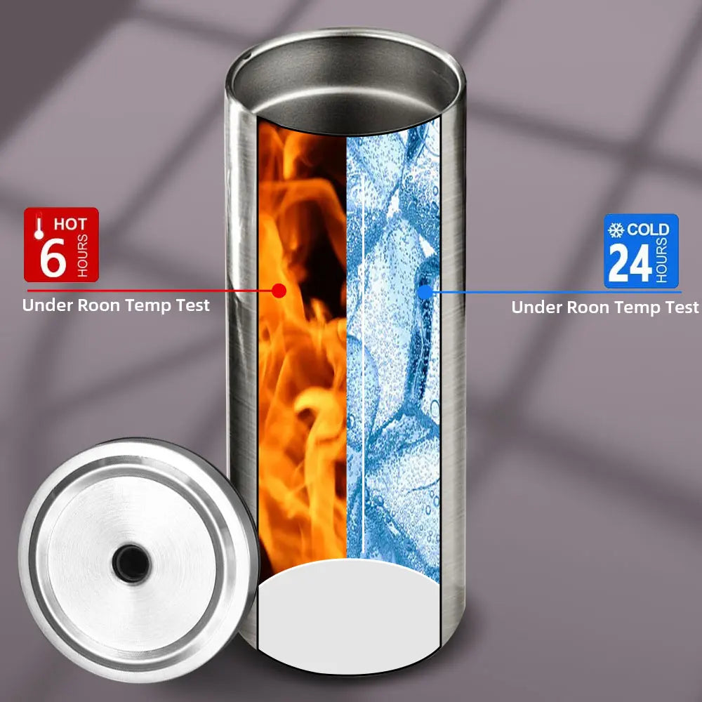 Stainless Steel Double-Layer Coffee Cup | Portable Insulated Mug