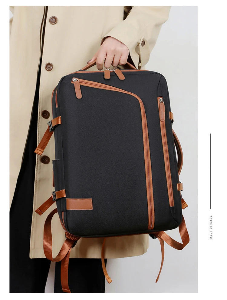 Unisex Simple Business Computer Backpack | Large-Capacity Travel Bag