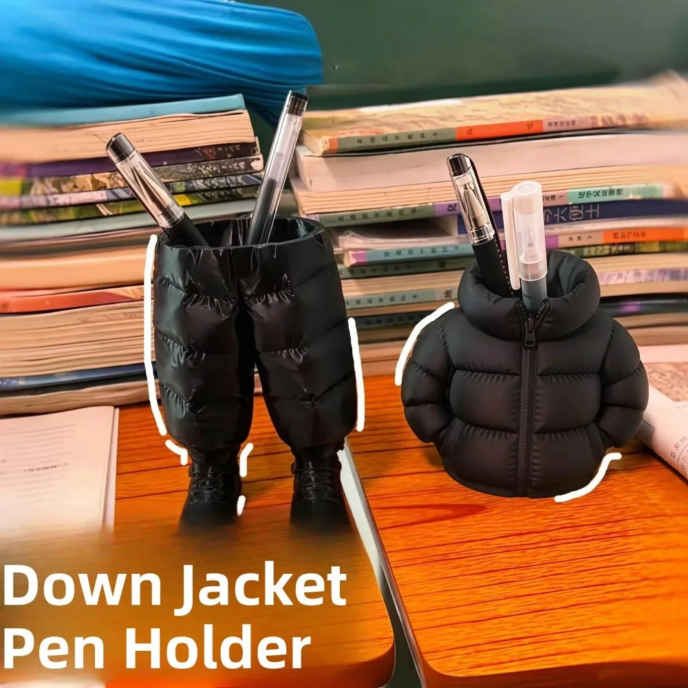 Cute Down Pants Design Pen Holder | Creative 3D Printed Organizer