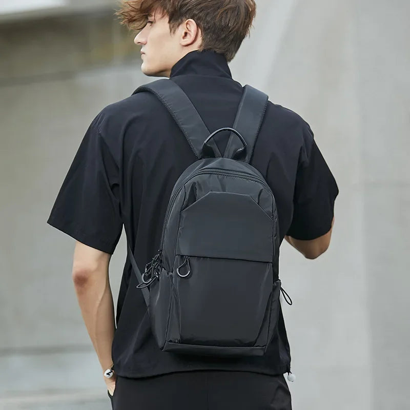 Stylish Small Men's Backpack for School & Outdoor Adventures