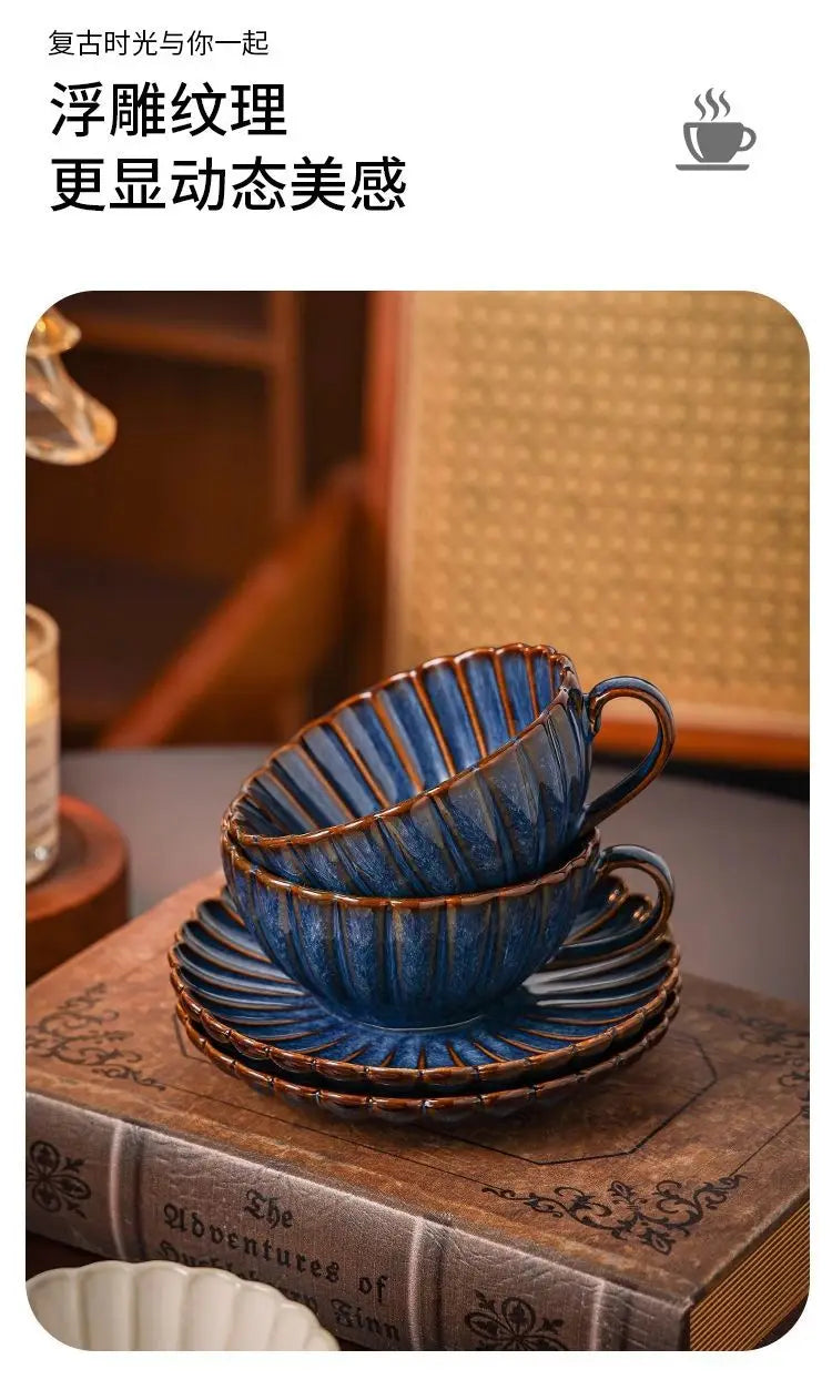 Elegant Japanese Retro Teapots & Ceramic Mugs Set for Tea Lovers