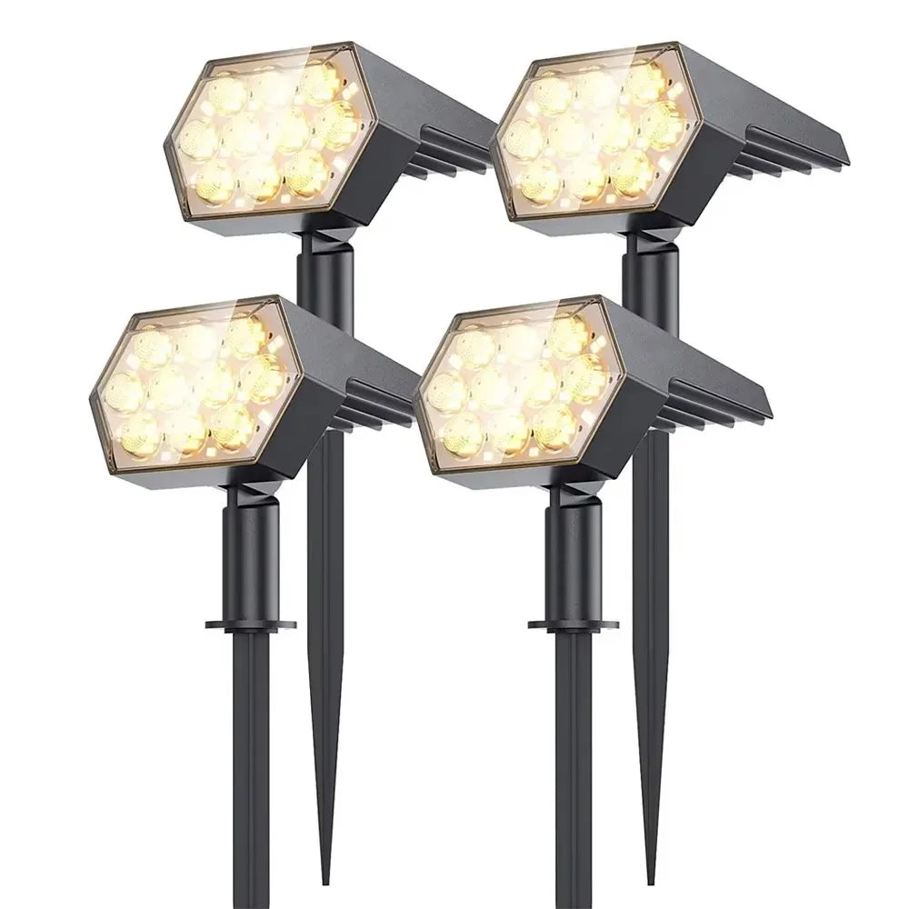 92 LED Solar Spot Lights | Waterproof Garden Pathway Lights