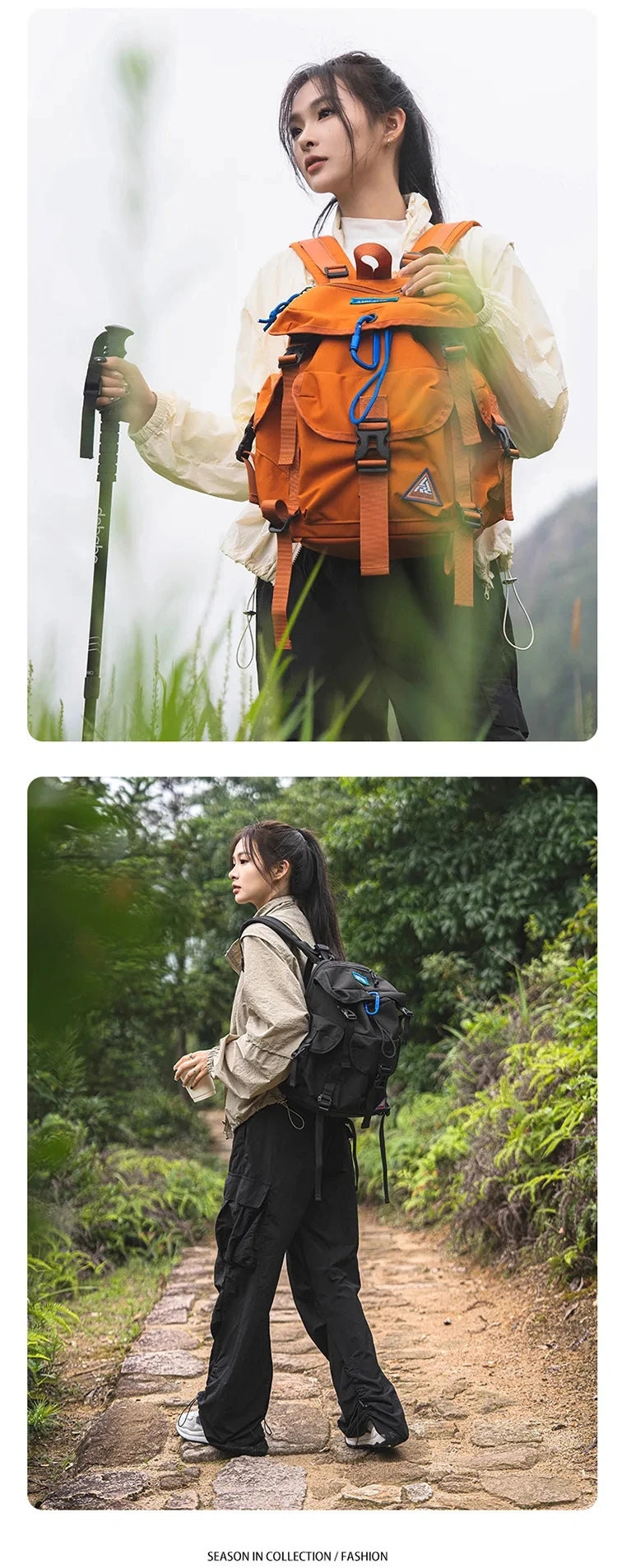 Fashion Travel Backpack for Adventurers | Multifunctional Hiking Bag