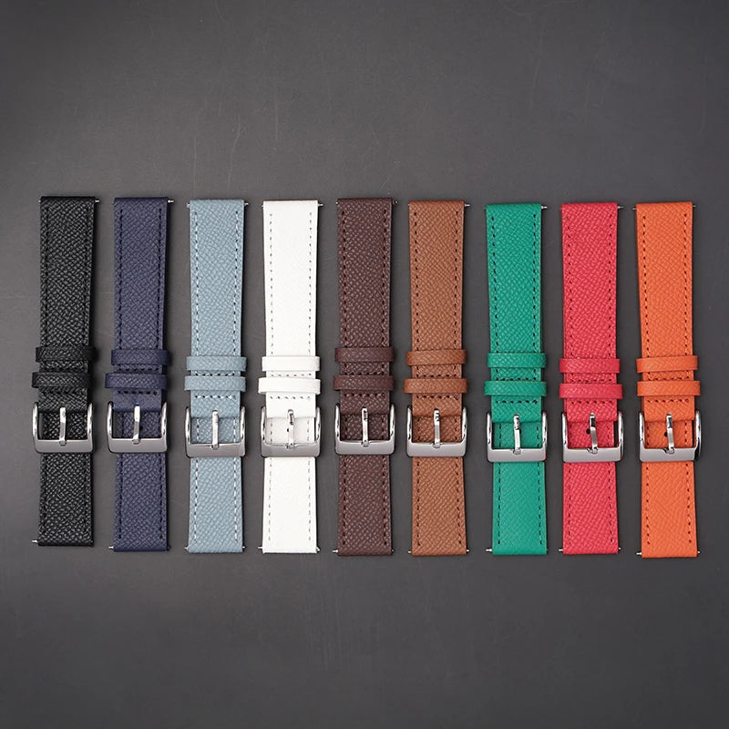 Calfskin Leather Watch Strap | Quick Release, Handmade Design