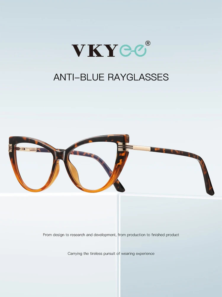 Chic Cat Eye Anti-Blue Light Reading Glasses for Women