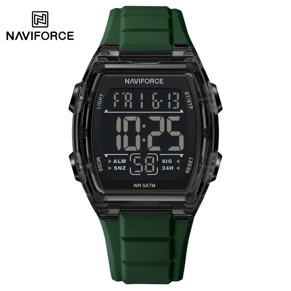 Luxury Digital Sport Watches for Men | Waterproof Silicone Band