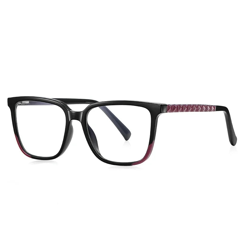 Stylish Women's Square Frame Anti-Blue Light Glasses