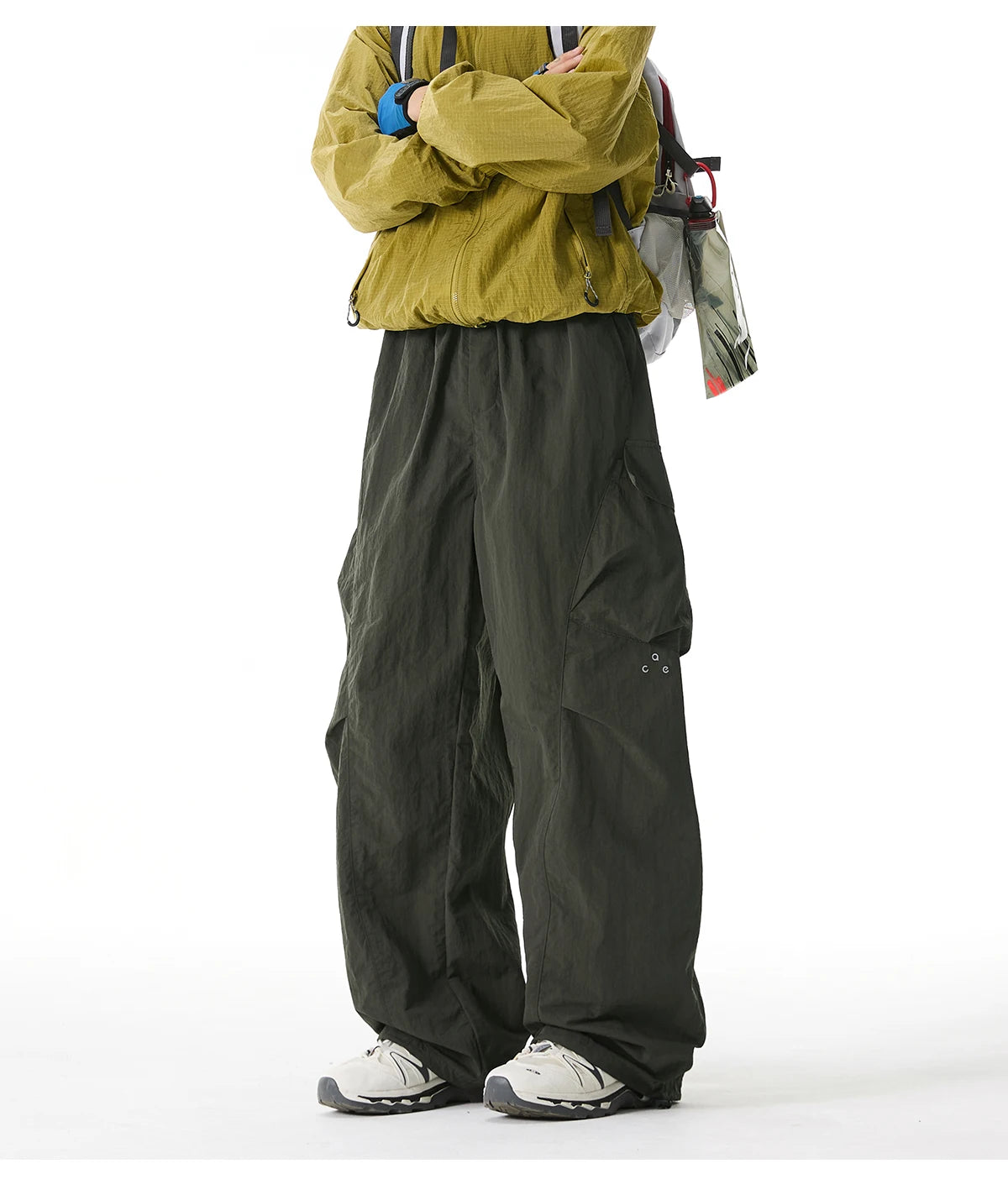Men's Water-Resistant Cargo Pants | Oversized Utility Trousers