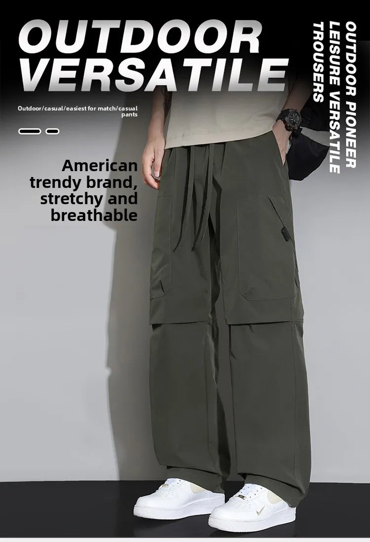 Men's Cargo Work Pants | Versatile Outdoor Hiking Trousers