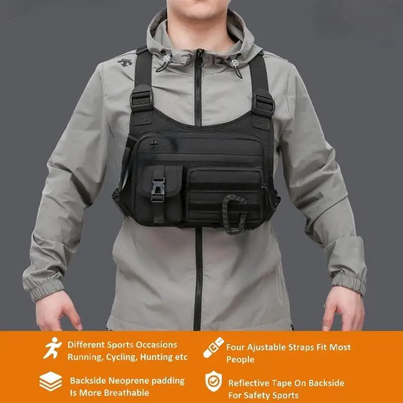 Unisex Tactical Outdoor Chest Bag | Perfect for Sports & Workouts