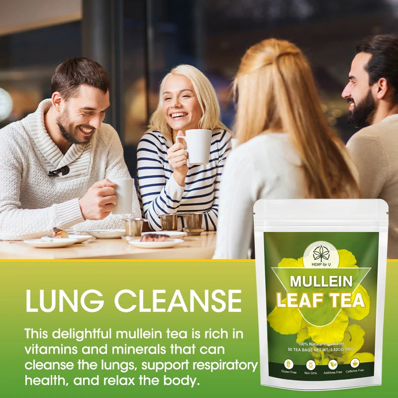 100% Pure Mullein Leaf Extract | Lung Health & Relieve Cough