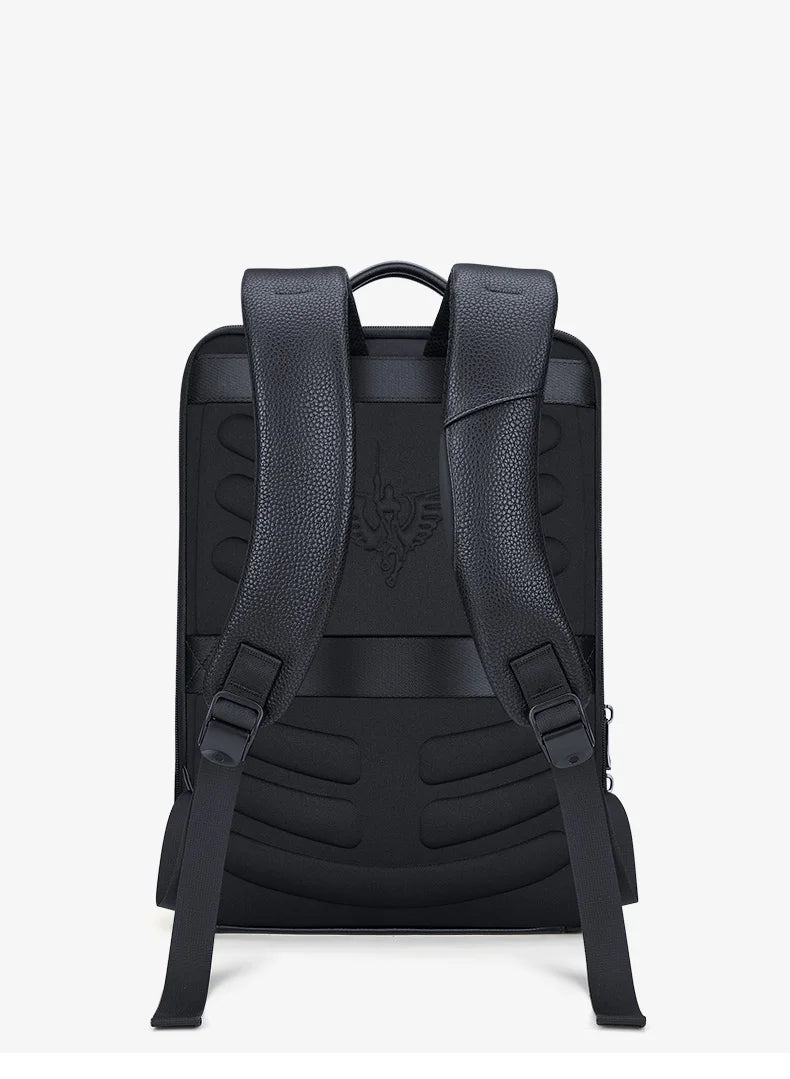 Mochila de cuero genuino de alta capacidad | Experiencia de viaje con estilo