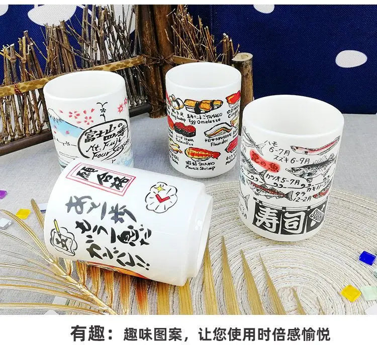 Japanese Style Ceramic Mugs | Perfect Tea, Wine, and Sake Cups