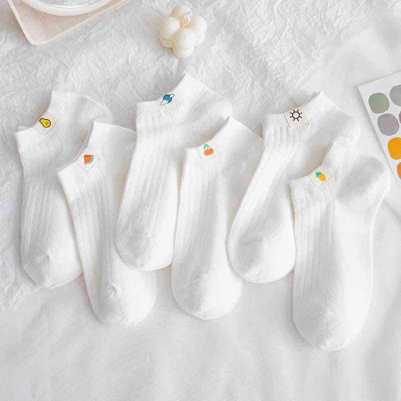 Cute Cartoon Low Cut Ankle Socks for Women | Cozy Summer Footwear