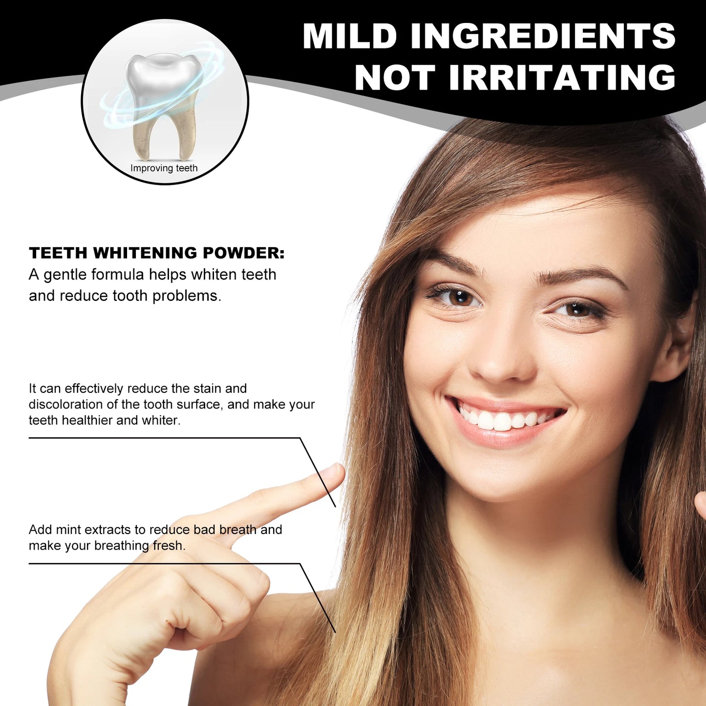 Activated Charcoal Teeth Whitening Powder for Bright Smiles
