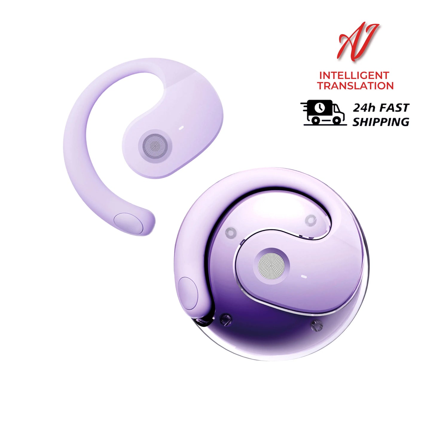 Smart Waterproof Wireless Translation Earbuds for Seamless Communication