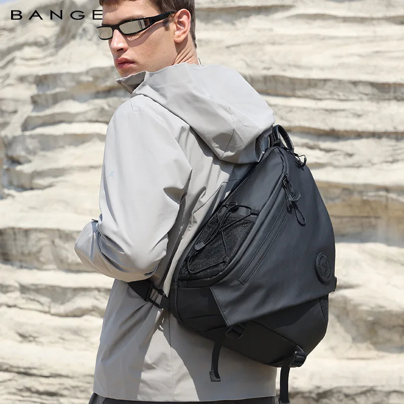 Men's Waterproof Crossbody Chest Bag | Stylish & Spacious Backpack