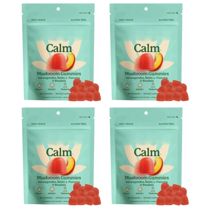 Natural Ashwagandha Mushroom Gummies | Stress Relief & Mood Boost