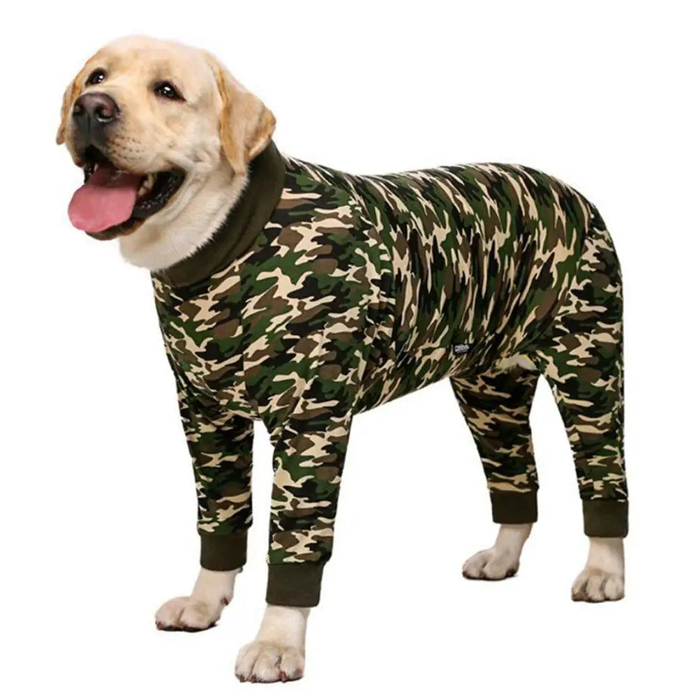 Cartoon Pet Recovery Suit | Comfortable Dog Pajamas for Healing