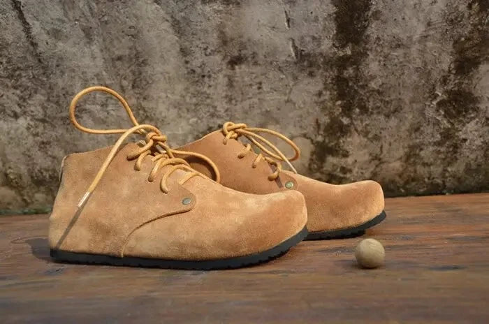 Handmade Genuine Leather High Top Women's Shoes | Stylish Casual Footwear