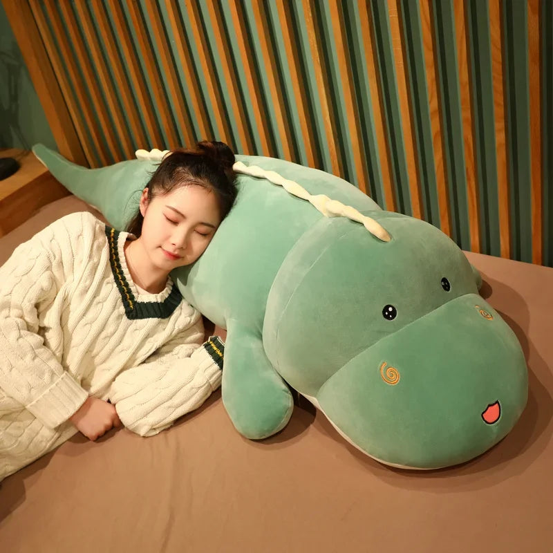 Cute Long Dinosaur Plush Toy | Soft Cartoon Stuffed Animal