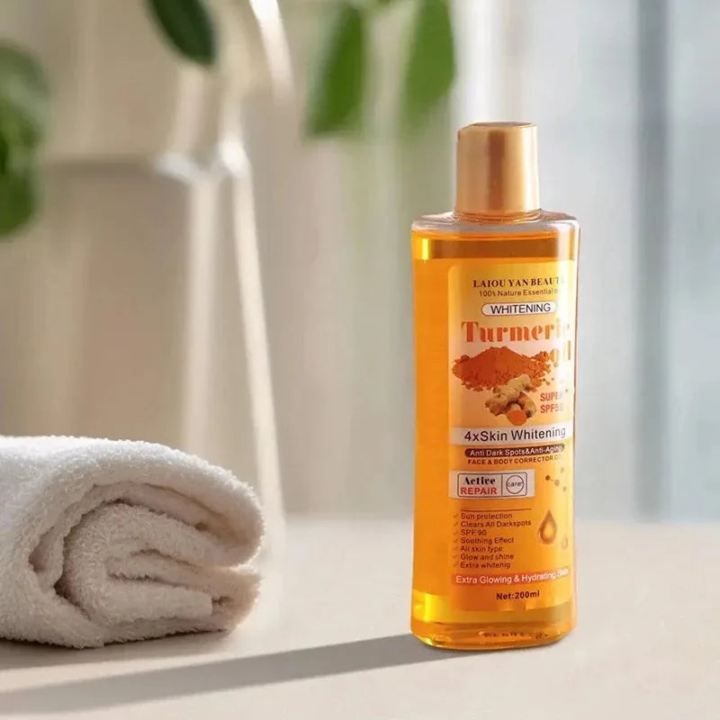 200ml Turmeric Essential Oil Moisturizer | Deep Hydration Face Serum