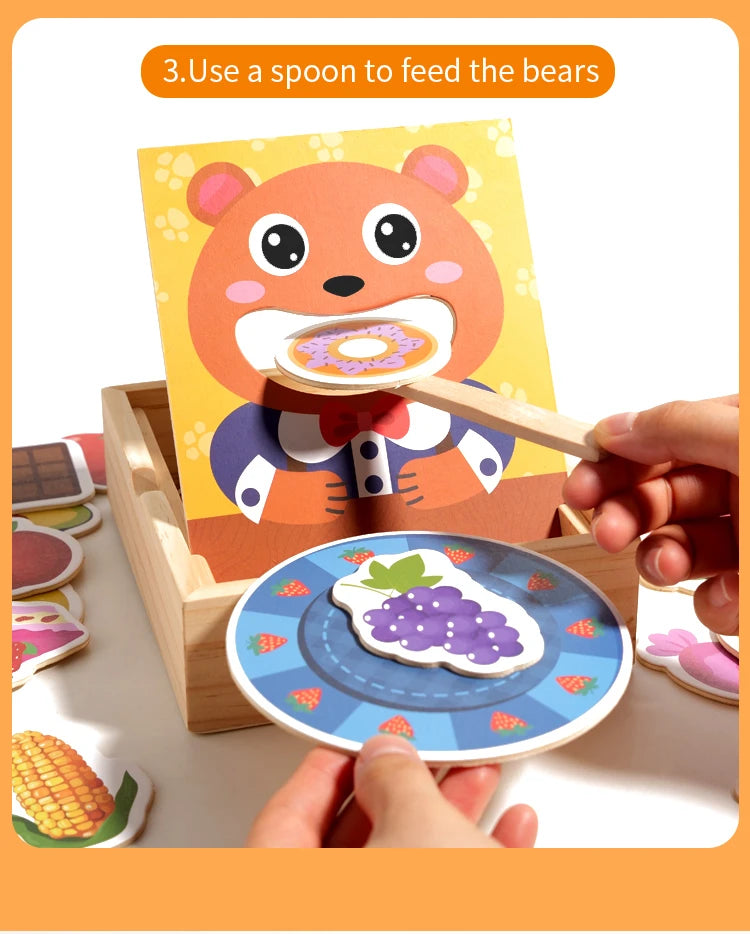 Parent-Child Teddy Bear Feeding Game | Fun Educational Toy