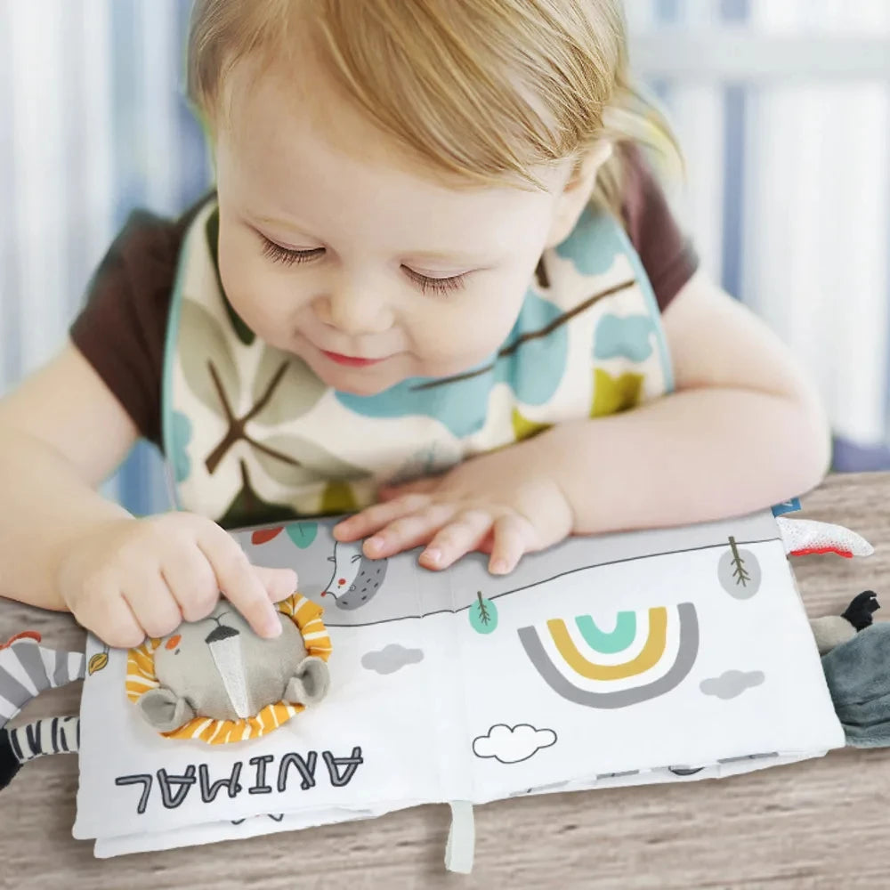 Soft Baby Cloth Animal Book | Engaging Sensory Learning Toy