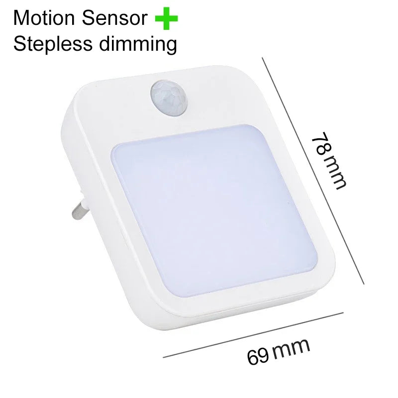 Motion Sensor LED Night Light | Wireless Bedside Lamp for Kids
