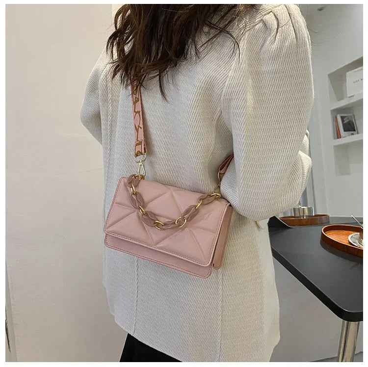 Bolso de hombro retro casual de moda para mujer | Amplio y elegante